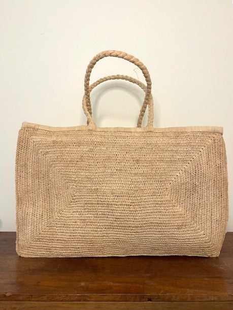 Madagascan Raffia Market Bag