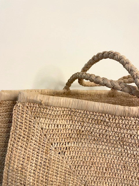 Madagascan Raffia Market Bag