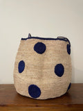 Zanatany Concepts Raffia Tote Bag - Blue
