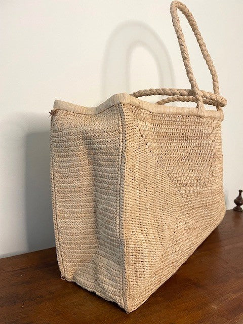 Madagascan Raffia Market Bag