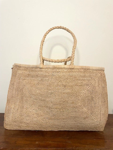 Madagascan Raffia Market Bag